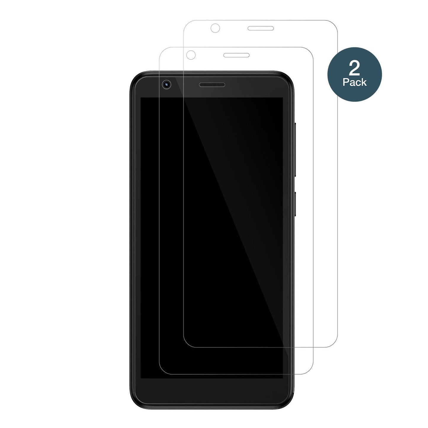 ZTEBlade A31 mit aufgebrachter dipos Flex Schutzfolie, glasklare Darstellung ohne Einschränkungen