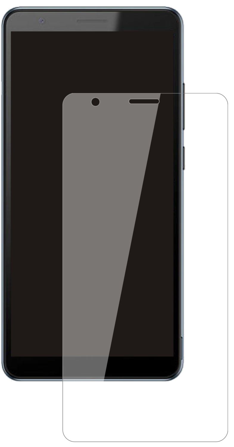 ZTEBlade A31 Plus mit aufgebrachter dipos Flex Schutzfolie, glasklare Darstellung ohne Einschränkungen