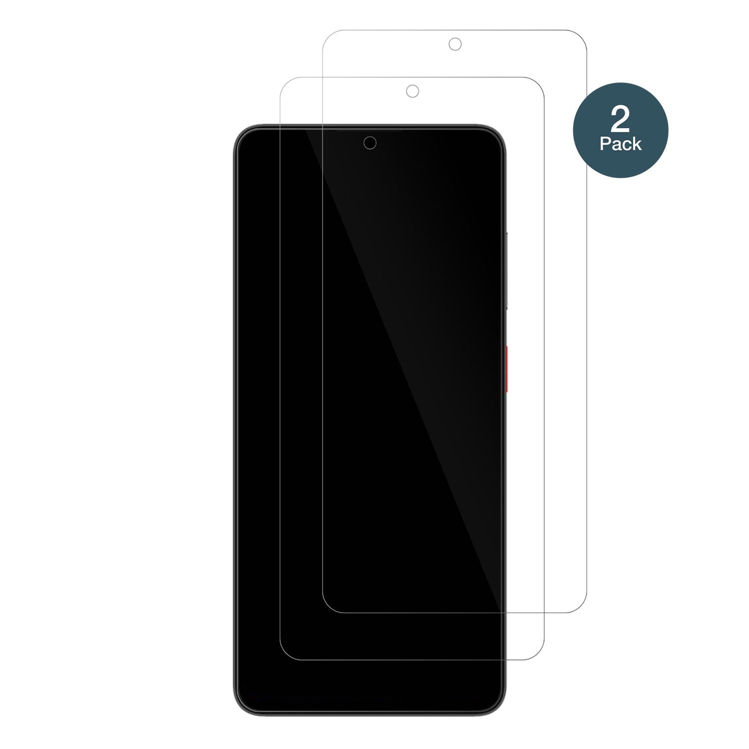 ZTEBlade A56 mit aufgebrachter dipos Flex Schutzfolie, glasklare Darstellung ohne Einschränkungen