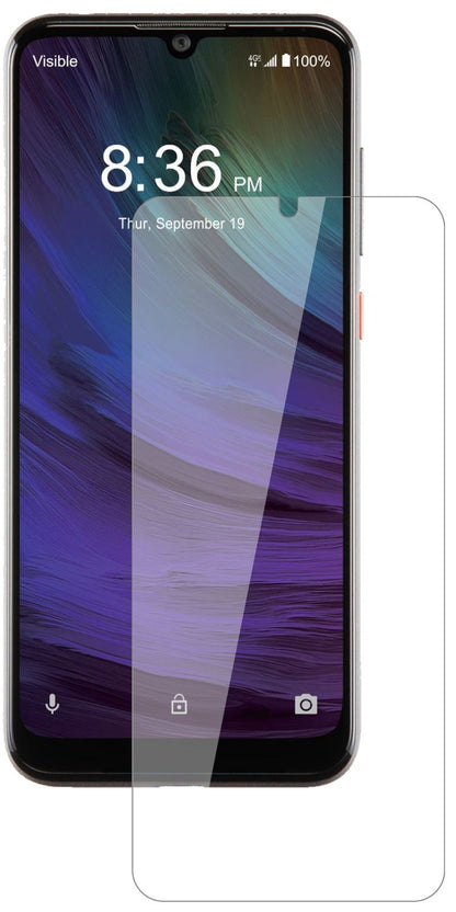 ZTEBlade A7 Prime mit aufgebrachter dipos Flex Schutzfolie, glasklare Darstellung ohne Einschränkungen