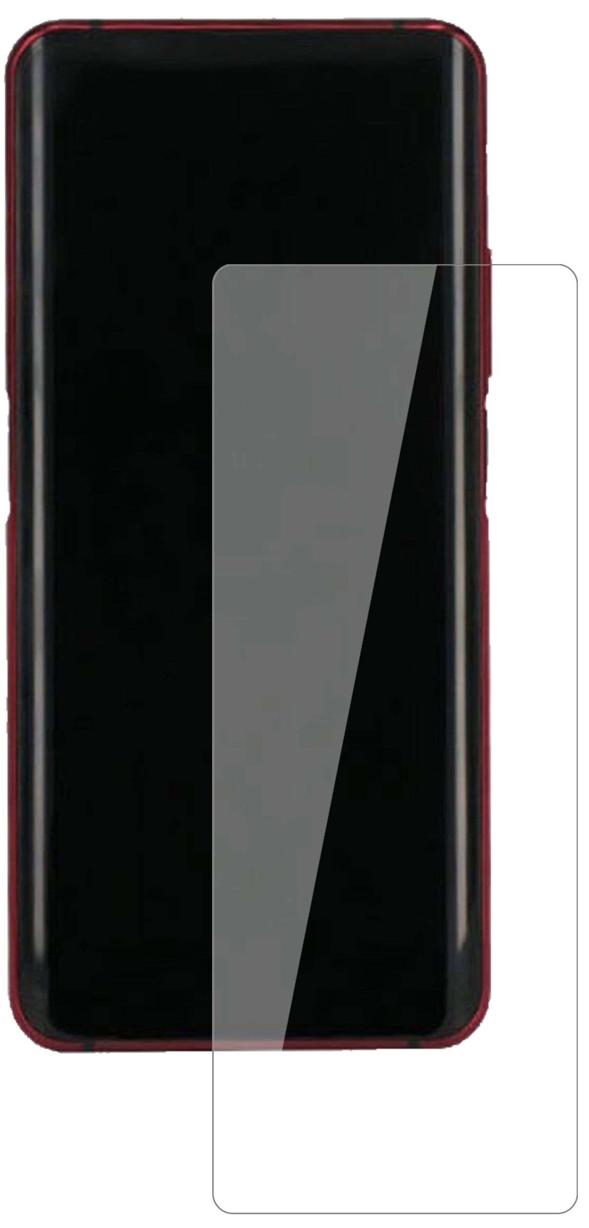ZTEnubia Z20 mit aufgebrachter dipos Flex Schutzfolie, glasklare Darstellung ohne Einschränkungen