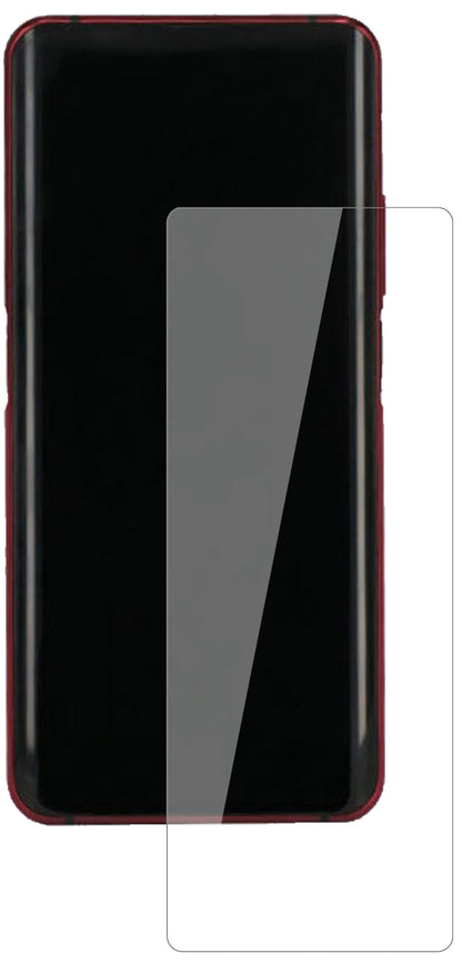 ZTEnubia Z20 mit aufgebrachter dipos Flex Schutzfolie, glasklare Darstellung ohne Einschränkungen