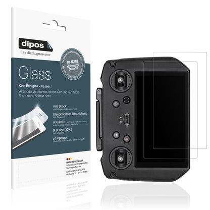 Matte Displayschutzfolie von dipos passend für DJI RC Pro, 9H kratzfest und blasenfrei montiert