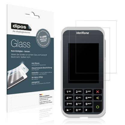 2x 9H Schutzfolie matt für Verifone e285 Panzerfolie