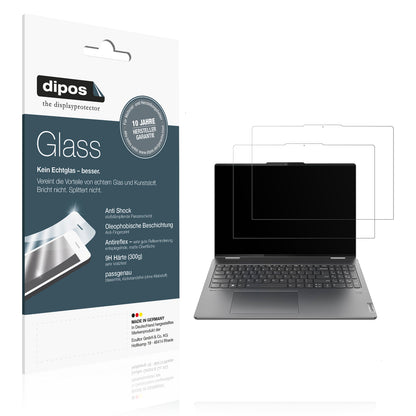 2x 9H Schutzfolie matt für Lenovo Yoga 7i Gen 10 14 Zoll Panzerfolie