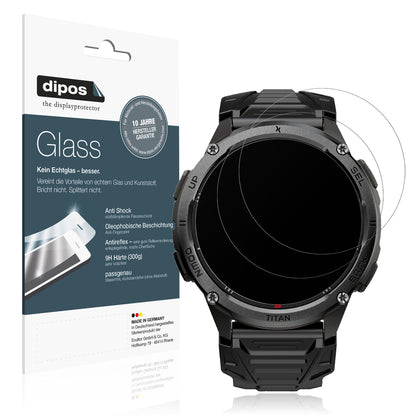 2x 9H Schutzfolie matt für MaxCom Titan Chronos GPS Panzerfolie
