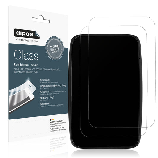 Matte Displayschutzfolie von dipos passend für TomTom Go Expert 7 Zoll, 9H kratzfest und blasenfrei montiert