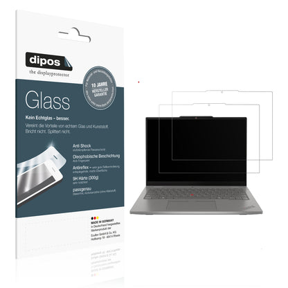 2x 9H Schutzfolie matt für Lenovo ThinkPad L13 Gen 6 Panzerfolie