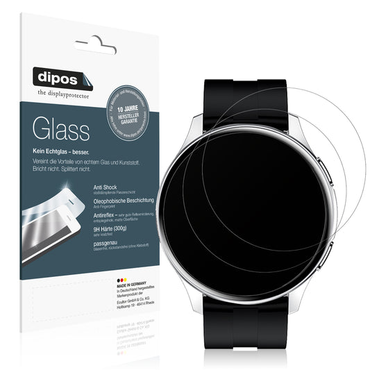 Matte Displayschutzfolie von dipos passend für Fireboltt Invincible, 9H kratzfest und blasenfrei montiert