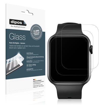 Matte Displayschutzfolie von dipos passend für Fireboltt Ring Plus, 9H kratzfest und blasenfrei montiert