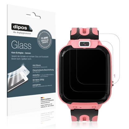 2x 9H Schutzfolie matt für Clleylise Kinder Smartwatch Panzerfolie