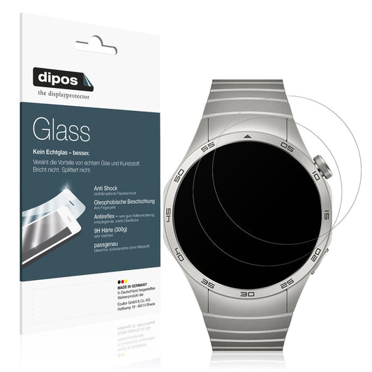 2x 9H Schutzfolie matt für Huawei Watch GT4 46mm Panzerfolie