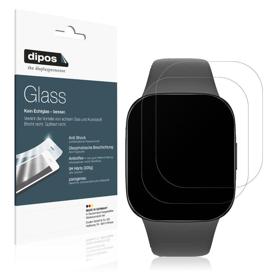 2x 9H Schutzfolie matt für Xiaomi Redmi Watch 3 Panzerfolie