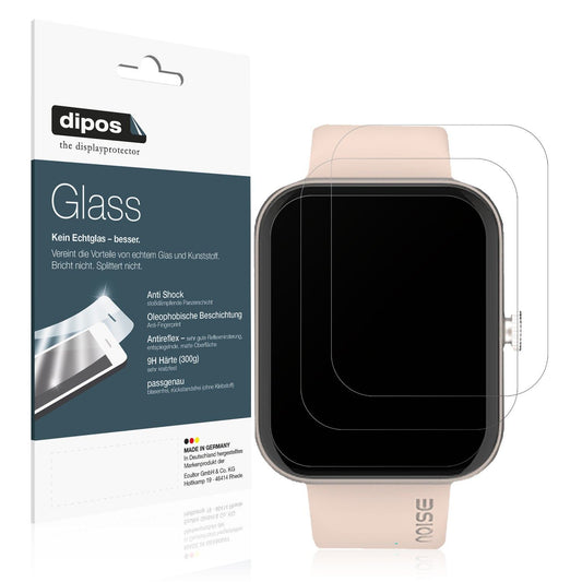 Matte Displayschutzfolie von dipos passend für Noise Colorfit Pulse Grand, 9H kratzfest und blasenfrei montiert