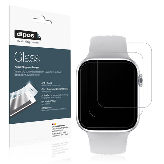 Matte Displayschutzfolie von dipos passend für Iwo Watch 7 Pro, 9H kratzfest und blasenfrei montiert
