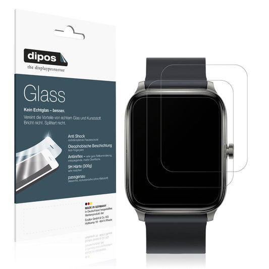 1x 9H Schutzfolie matt für Haylou GST Smartwatch Panzerfolie