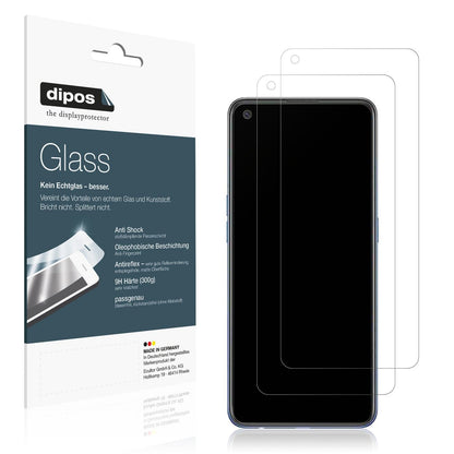 2x 9H Schutzfolie matt für Oppo F19 Panzerfolie