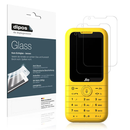2x 9H Schutzfolie matt für Jio Phone Prima Panzerfolie