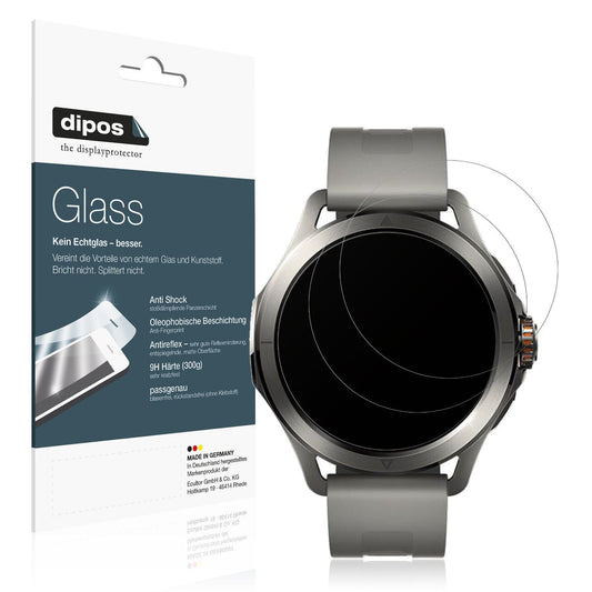 2x 9H Schutzfolie matt für Xiaomi Watch S4 Panzerfolie