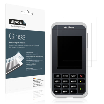 2x 9H Schutzfolie matt für Verifone e285 Panzerfolie
