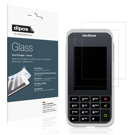 2x 9H Schutzfolie matt für Verifone e285 Panzerfolie