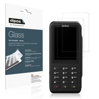 2x 9H Schutzfolie matt für Verifone P630 Panzerfolie