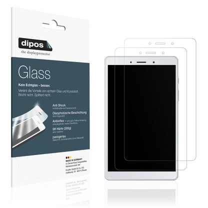 2x 9H Schutzfolie matt für Samsung Galaxy Tab A8.0 LTE Panzerfolie