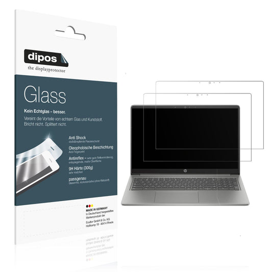 2x 9H Schutzfolie matt für HP Chromebook Plus 15a-nb Panzerfolie