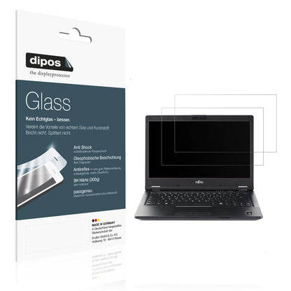 2x 9H Schutzfolie matt für Fujitsu Lifebook E449 14 Zoll Panzerfolie