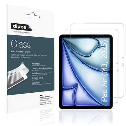 2x 9H Schutzfolie matt für Apple iPad Air 11 Zoll M3 7. Gen 2025 Panzerfolie