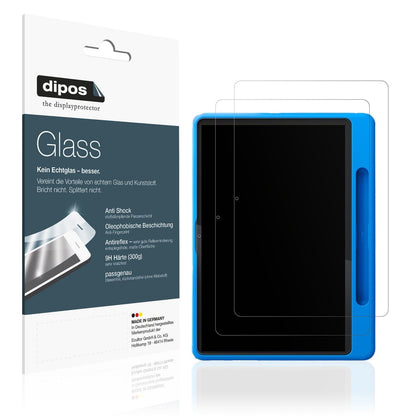 2x 9H Schutzfolie matt für Lenovo Tab 3.Gen 10.1 Zoll Kids Panzerfolie