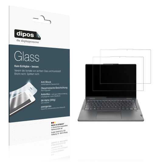 2x 9H Schutzfolie matt für Lenovo Yoga 7 14iAL7 14 Zoll Panzerfolie