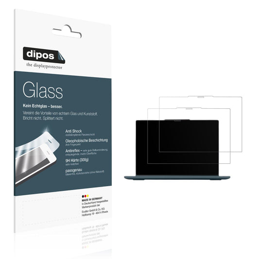 2x 9H Schutzfolie matt für Lenovo Yoga 7i 2-in-1 Gen 9 - 14 83DJ003QGE Panzerfolie