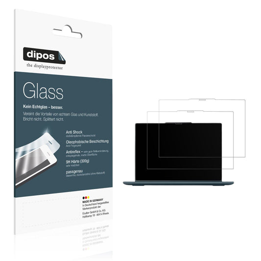 2x 9H Schutzfolie matt für Lenovo Yoga 7i 2-in-1 Gen 9 - 16 83DLCTO1WWDE1 Panzerfolie