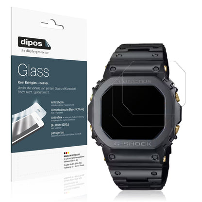 2x 9H Schutzfolie matt für Casio W-216H-1AV Eckig Panzerfolie