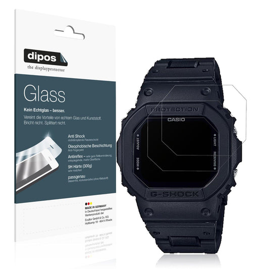 2x 9H Schutzfolie matt für Casio G-Shock GW-B5600BC-1B Panzerfolie