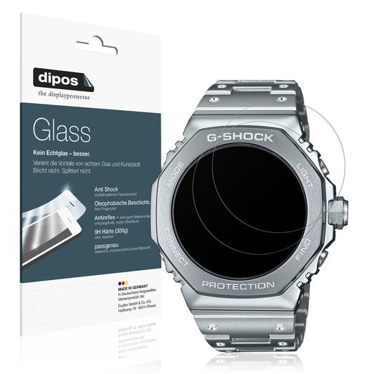 2x 9H Schutzfolie matt für Casio G-Shock GM-B2100D Panzerfolie