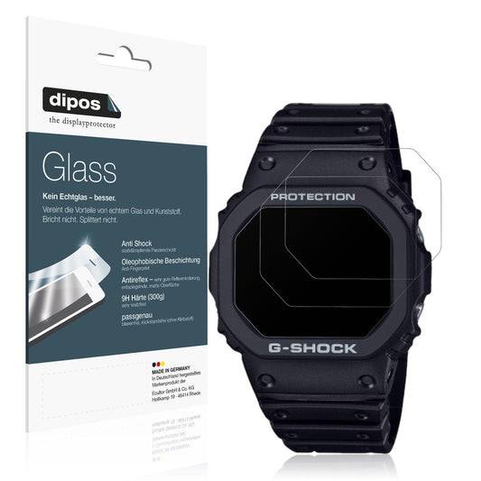 2x 9H Schutzfolie matt für Casio G-Shock DW-5000R-1A Panzerfolie