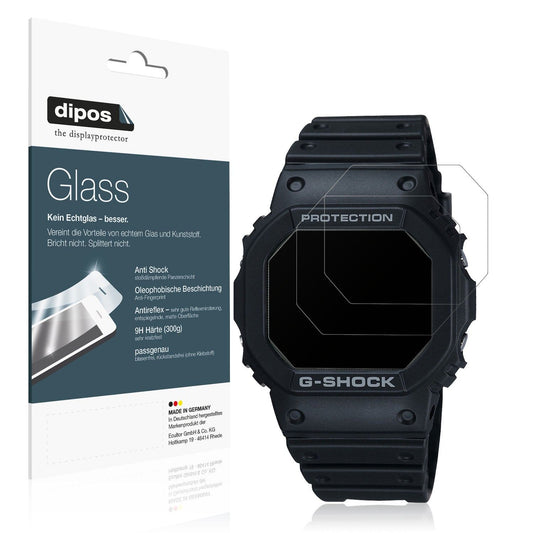 2x 9H Schutzfolie matt für Casio G-Shock DW-5000U Panzerfolie