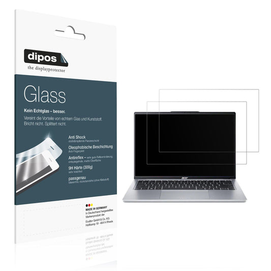 2x 9H Schutzfolie matt für Acer Swift Go 14 Zoll OLED Panzerfolie