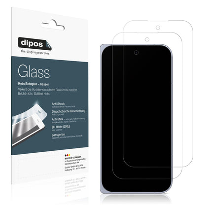 2x 9H Schutzfolie matt für Google Pixel 10 Pro Fold Aussen-Display Panzerfolie