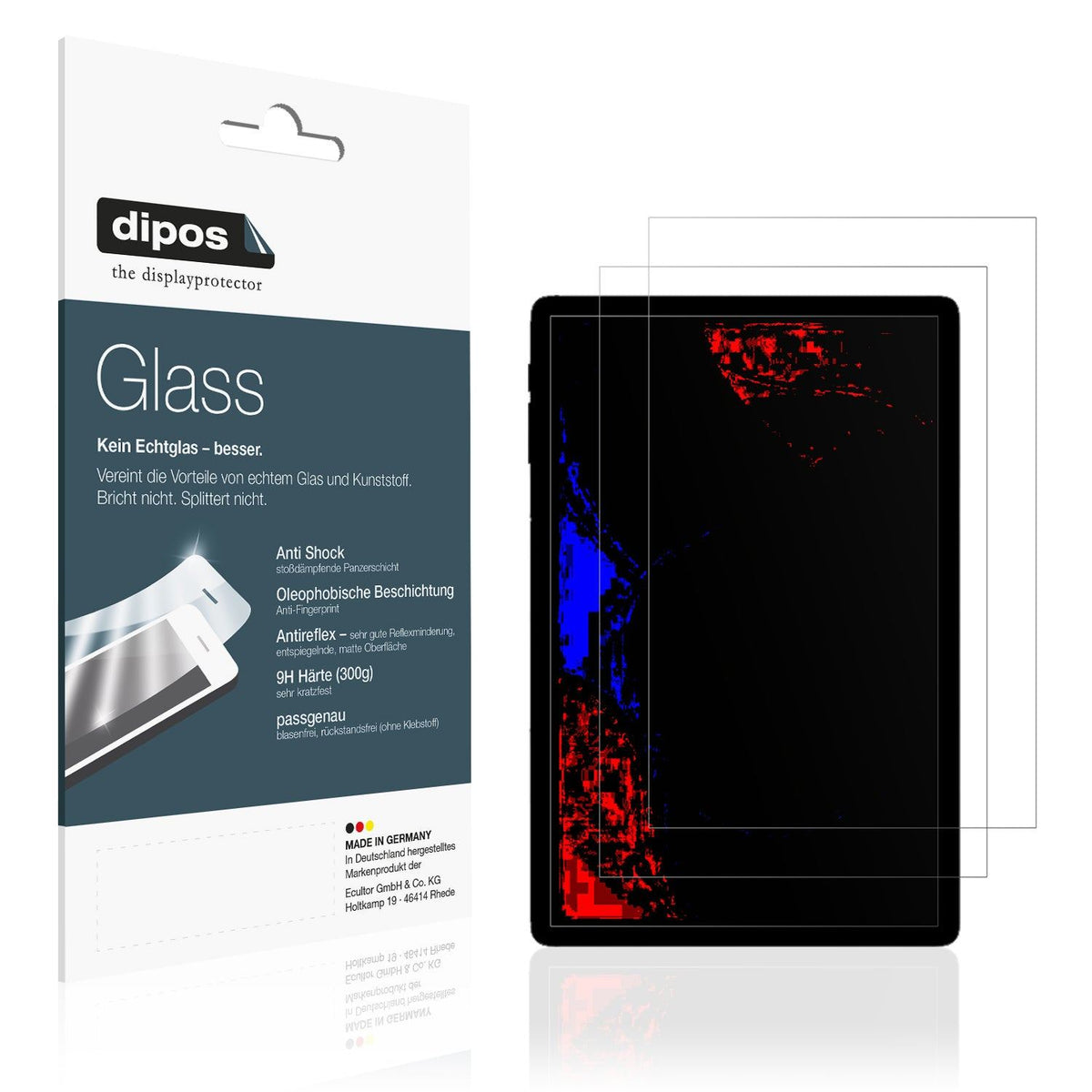 2x 9H Schutzfolie matt für Ulefone Tab A10 Pro Panzerfolie
