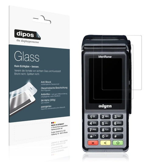 2x 9H Schutzfolie matt für Adyen V400c Plus Panzerfolie