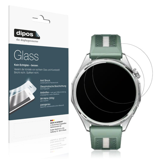 2x 9H Schutzfolie matt für Huawei Watch GT6 46mm Panzerfolie