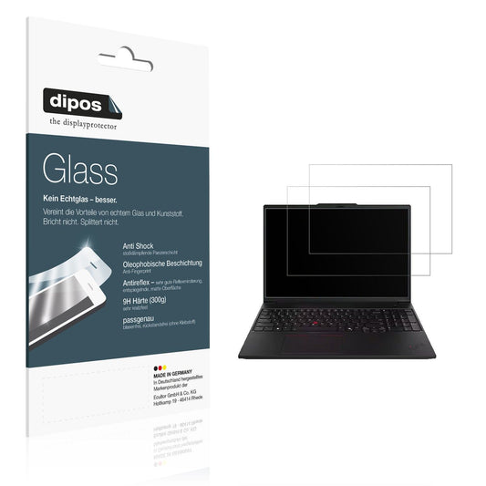 2x 9H Schutzfolie matt für Lenovo ThinkPad P16 Gen 3 Panzerfolie