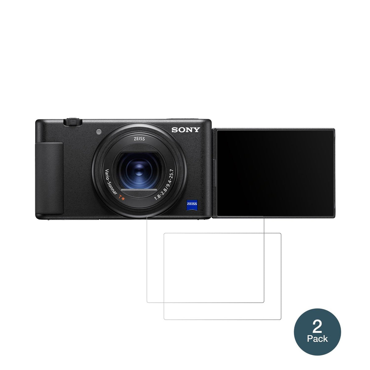 2x 9H Schutzfolie matt für Sony ZV-1A Panzerfolie