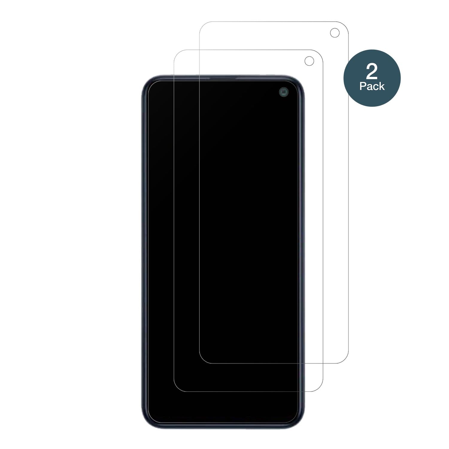 SamsungGalaxy F52 mit aufgebrachter dipos Panzerfolie, die lästige Fingerabdrücke minimiert
