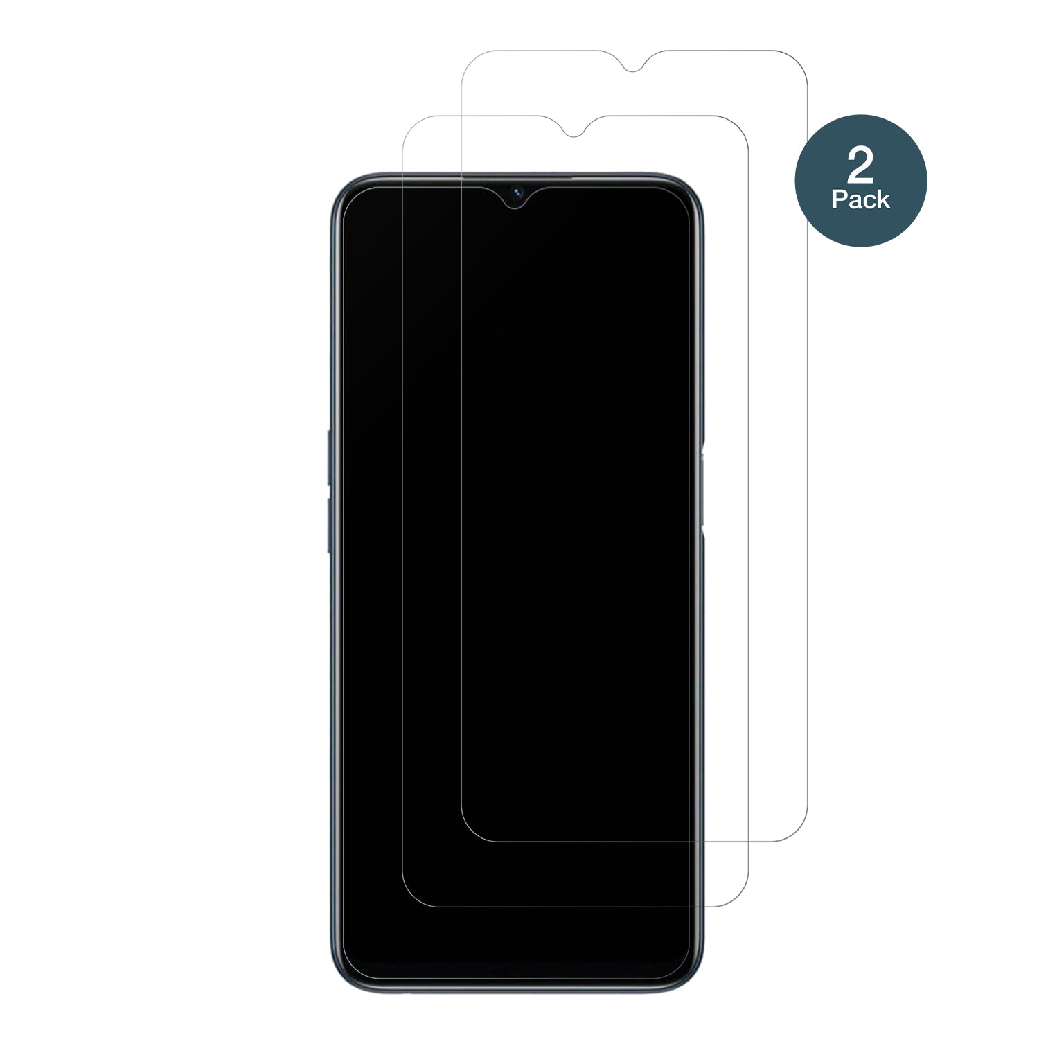 OppoA16S mit aufgebrachter dipos Panzerfolie, die lästige Fingerabdrücke minimiert