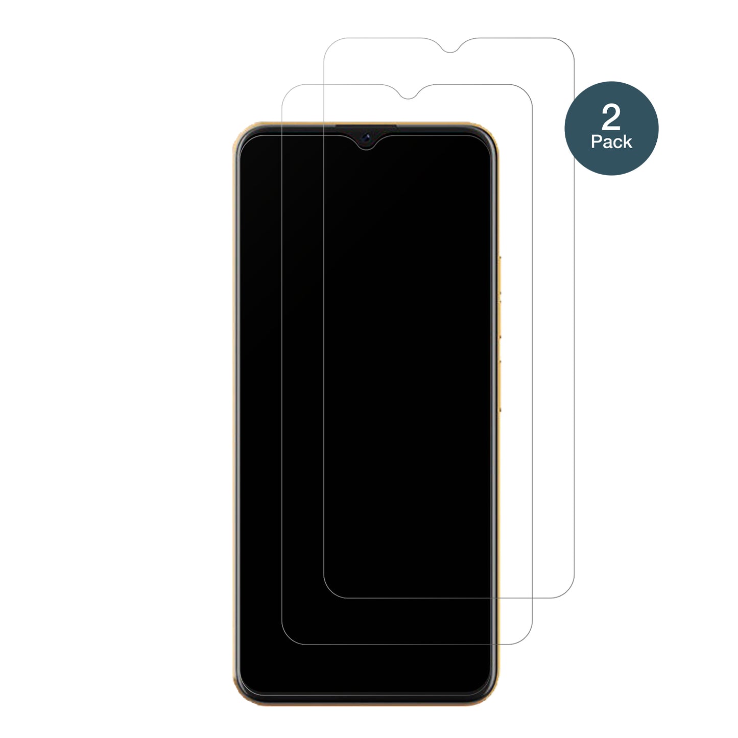 CoolpadCool 20 Pro mit aufgebrachter dipos Panzerfolie, die lästige Fingerabdrücke minimiert