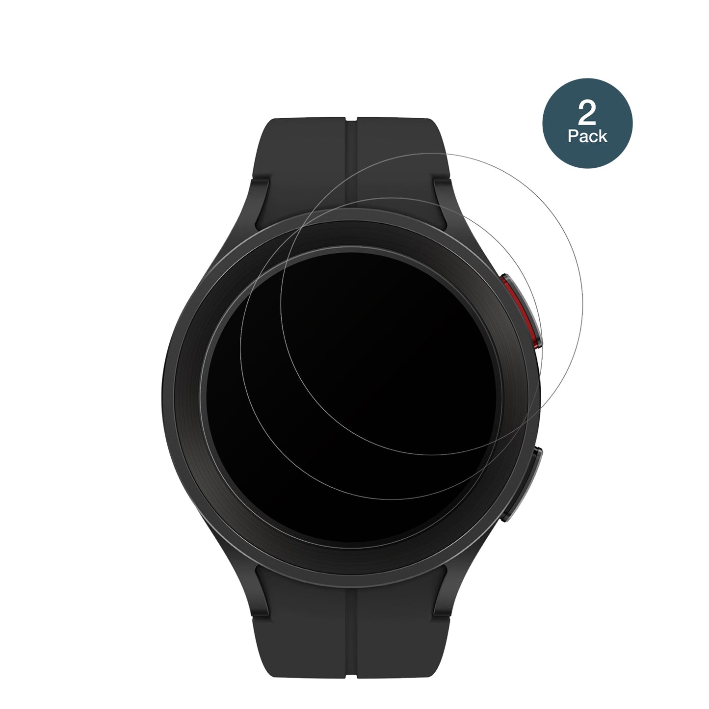 2x 9H Schutzfolie matt für Samsung Galaxy Watch 5 Pro Panzerfolie